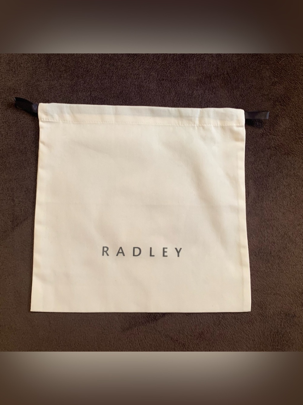 RADLEY Zcreme’ color smaller drawstring dust bag LNWOT